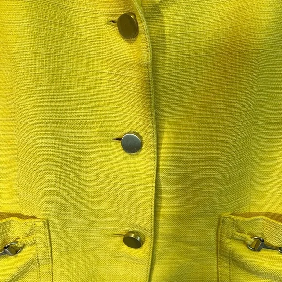 Silk Linen Talbots Jacket - Picture 5 of 8